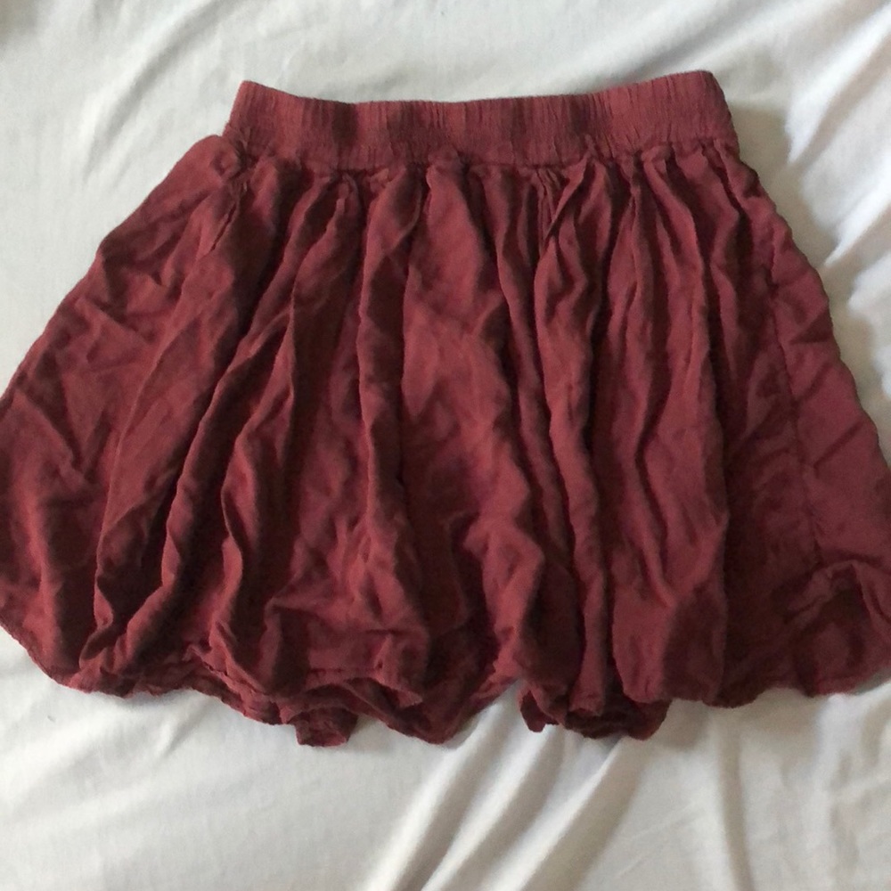 Brandy Melville Maroon skirt